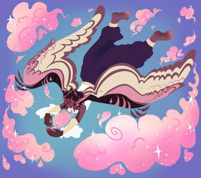 Cupid in the Cat Clouds **Not my oc